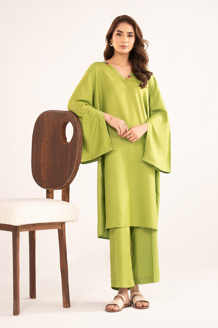 2 Pc Dyed Arabic Lawn Suit Casuals MB26102-ESM-PGR