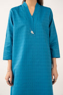 2 Pc Dyed Dobby Cotton Suit