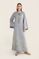2 Pc Embroidered Dobby Cotton Suit
