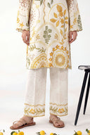 2 Pc Printed Dobby Cotton Suit