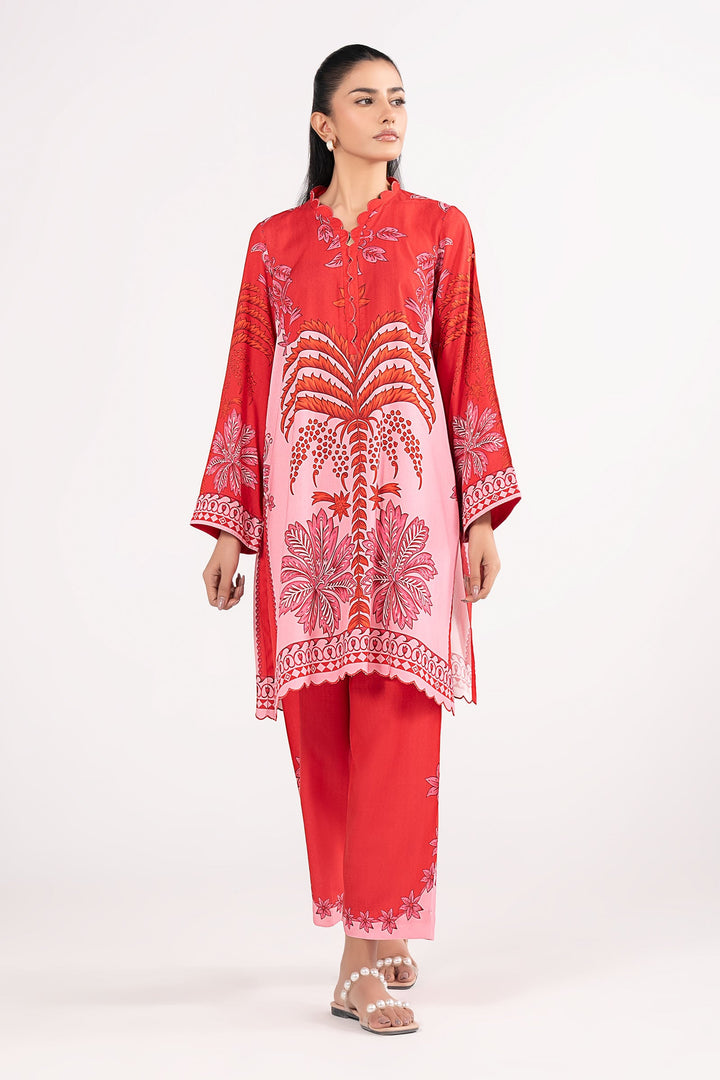 2 Pc Printed Lawn Suit Casuals MB26140-ESM-RED