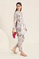 2 Pc Printed Dobby Suit
