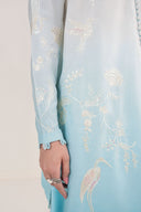 3 Pc Embroidered Arabic Lawn Suit