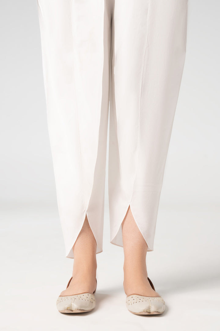 Dyed Cambric Trouser Bottoms MBC2614-ESM-WHT
