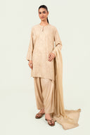 2 Pc Embroidered Arabic Lawn Suit
