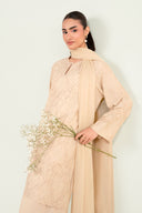 2 Pc Embroidered Arabic Lawn Suit