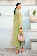 3 Pc Embroidered Paper Lawn Suit