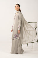 2 Pc Embroidered Arabic Lawn Suit