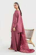 3 Pc Embroidered Arabic Lawn Suit