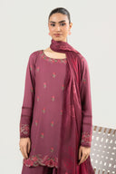 3 Pc Embroidered Arabic Lawn Suit