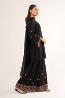 3 Pc Embroidered Arabic Lawn Suit