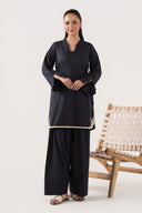 2 Pc Embroidered Dobby Suit