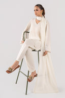 3 Piece Embroidered Karandi Suit