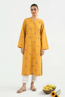 Embroidered Crosshatch Lawn Shirt