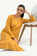 Embroidered Crosshatch Lawn Shirt