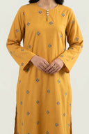 Embroidered Crosshatch Lawn Shirt