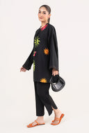 Embroidered Crosshatch Shirt
