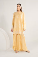2 Pc Embroidered Arabic Lawn Suit