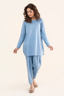 2 Pc Dyed Dobby Cotton Suit