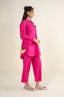 2 Pc Dyed Dobby Suit