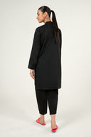 2 Pc Dyed Slub Lawn Suit