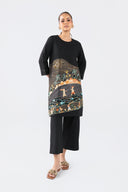 2 Pc Embroidered Crosshatch Suit