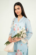 2 Pc Embroidered Lawn Suit