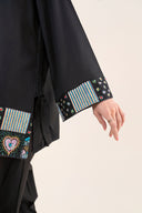 2 Pc Embroidered Dobby Cotton Suit