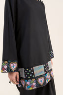 2 Pc Embroidered Dobby Cotton Suit