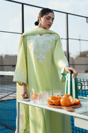 2 Pc Embroidered Arabic Lawn Suit