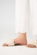 Embroidered Cambric Trouser