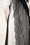 Embroidered Cationic Chiffon Dupatta