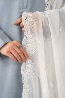 Embroidered Cationic Chiffon Dupatta