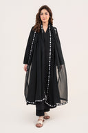 Embroidered Chiffon Dupatta