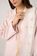 Embroidered Cationic Chiffon Dupatta