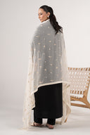 Embroidered Cationic Chiffon Dupatta