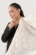 Embroidered Cationic Chiffon Dupatta