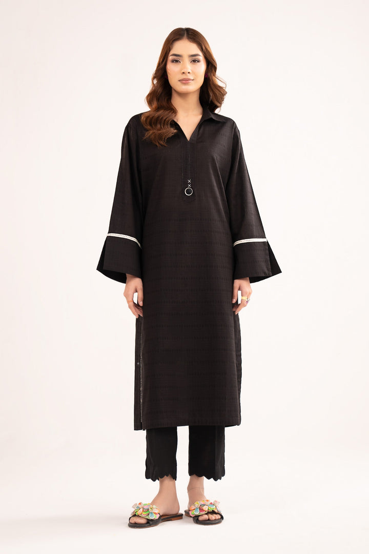 Dyed Dobby Cotton Shirt Casuals MBC2645-ESM-BLK