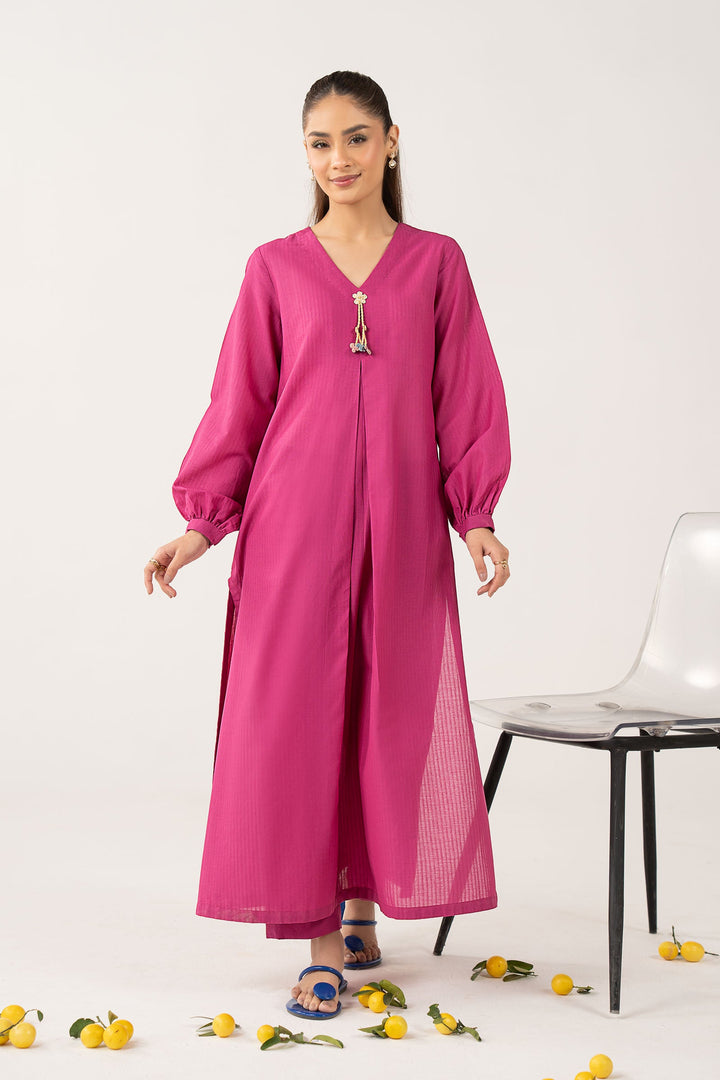 Dyed Pinstripe Cotton Shirt Casuals MBC2647-ESM-PNK