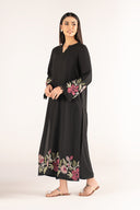 Embroidered Slub Lawn Shirt