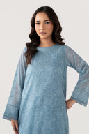 Embroidered Paper Lawn Shirt