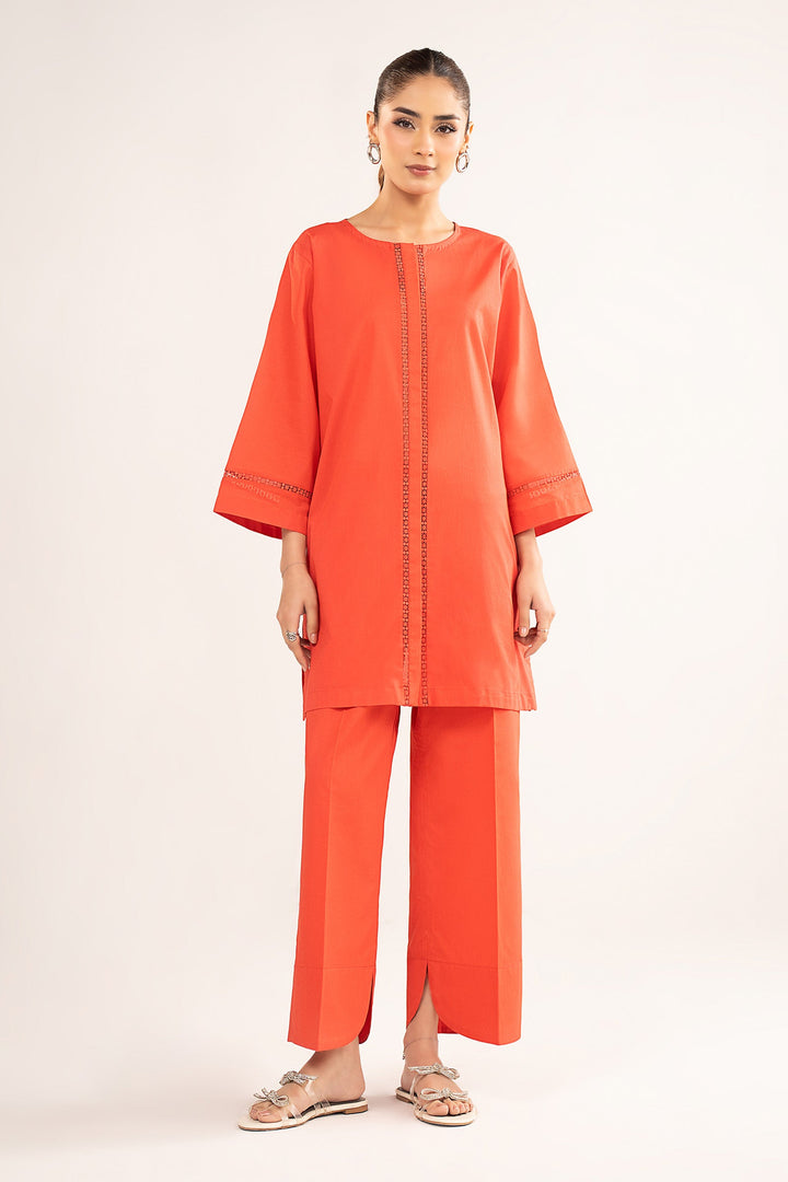 2 Pc Dyed Lawn Suit Casuals MBC2687-ESM-CRL