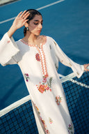 2 Pc Embroidered Arabic Lawn Suit