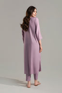 2 Pc Dyed Arabic Lawn Suit