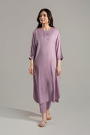 2 Pc Dyed Arabic Lawn Suit