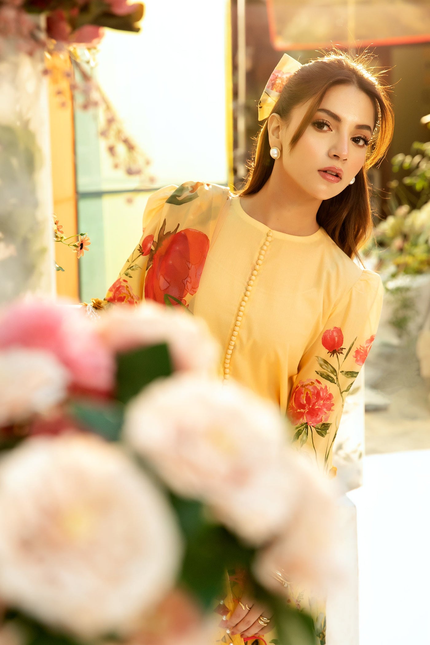 3 Pc Unstitched Embroidered Lawn Suit | MB-CUS25-701A