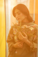 3 Pc Unstitched Embroidered Lawn Suit | MB-CUS25-707A