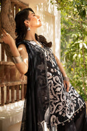3 Pc Unstitched Embroidered Lawn Suit | MB-CUS25-904B