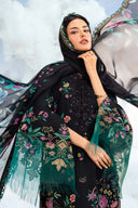 3 Pc Unstitched Embroidered Lawn Suit