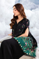 3 Pc Unstitched Embroidered Lawn Suit